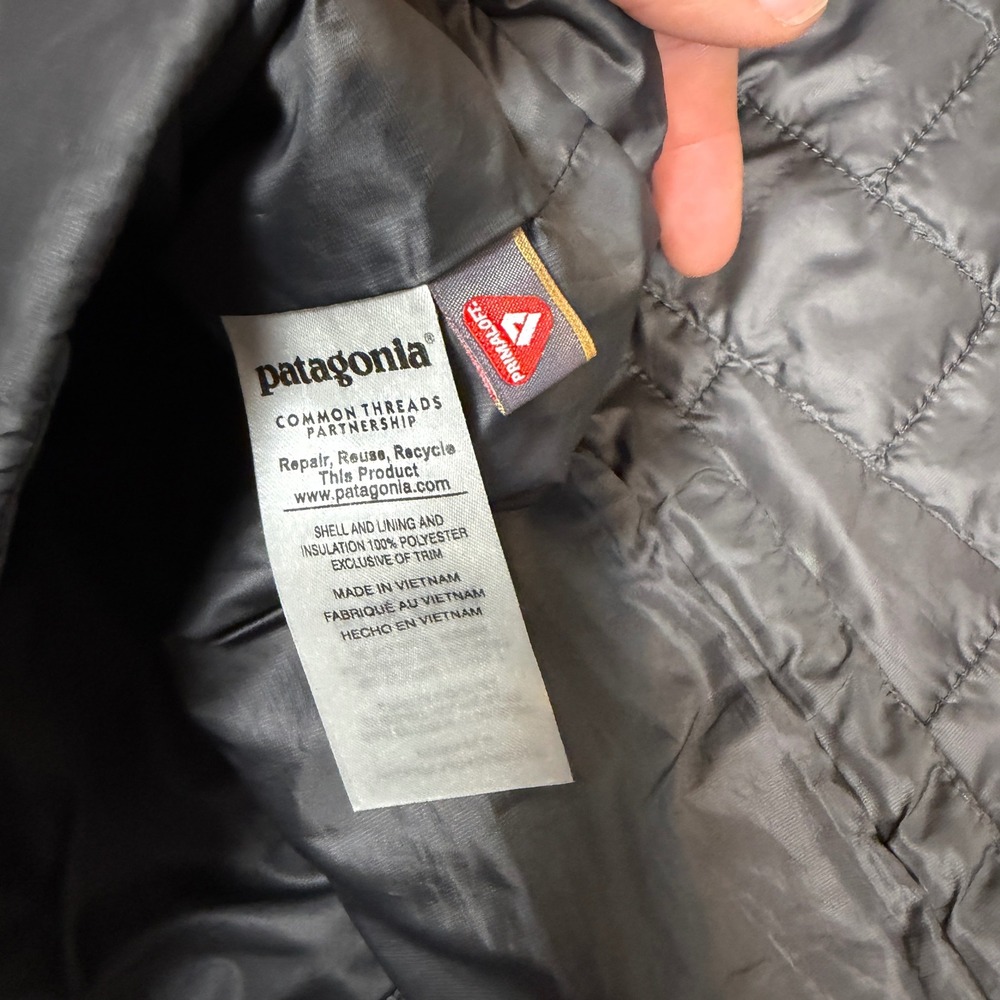 Patagonia Mens Nano Puff Vest Black Medium PrimaLoft Insulated 84241 Puffer - Picture 7 of 8